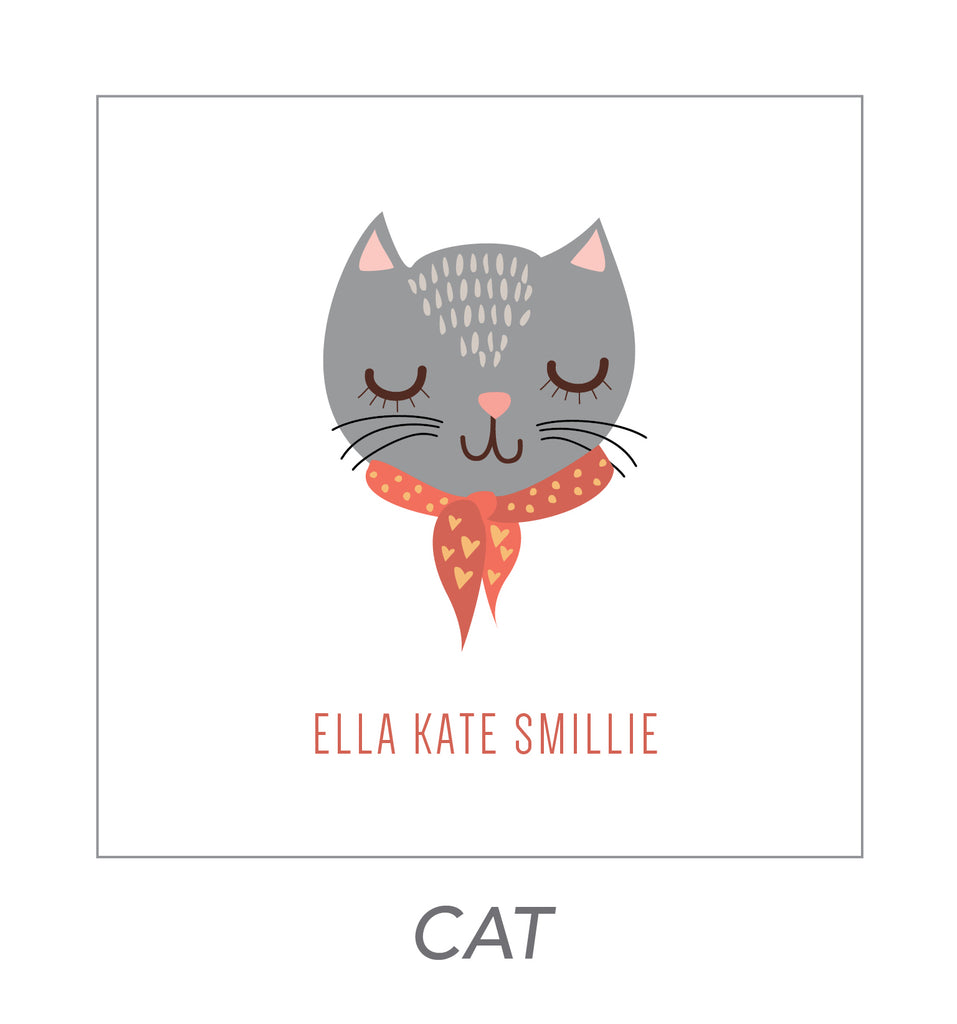 girl stickers (cat) –